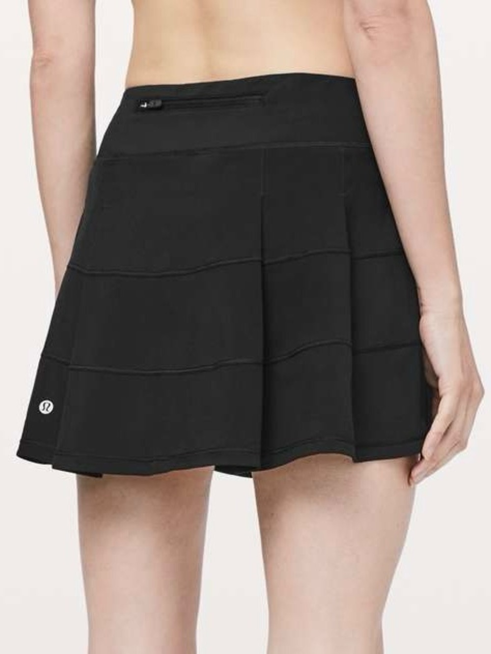 Lululemon Pace Rival Mid-Rise Skirt / Skort Tall Size 8 Black